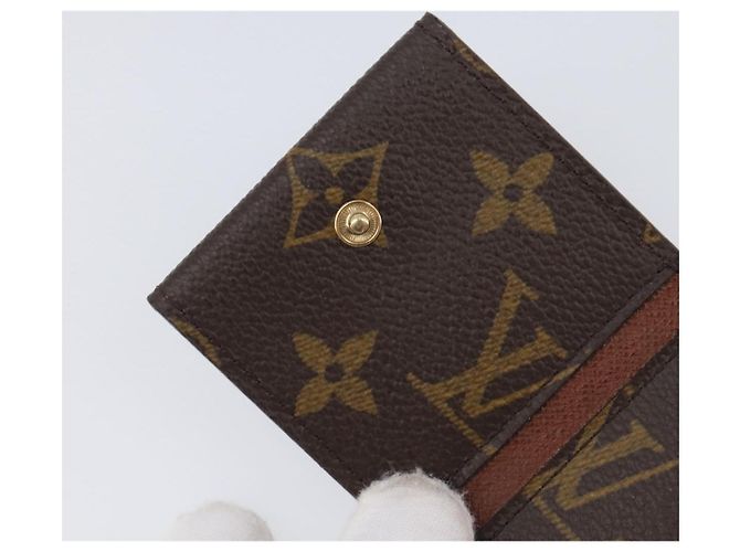LOUIS VUITTON Monogram Porte Photo 2 Volle Photo Frame M58011 LV Auth 206364V Monogramme - vue 24