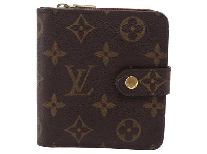 LOUIS VUITTON Monogram Compact Zip Wallet M61667 LV Auth 206938 - view 13