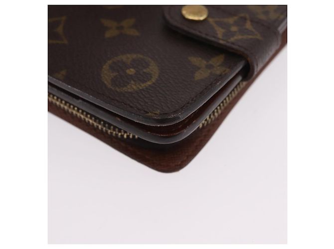 LOUIS VUITTON Monogram Compact Zip Wallet M61667 LV Auth 206938 - view 14