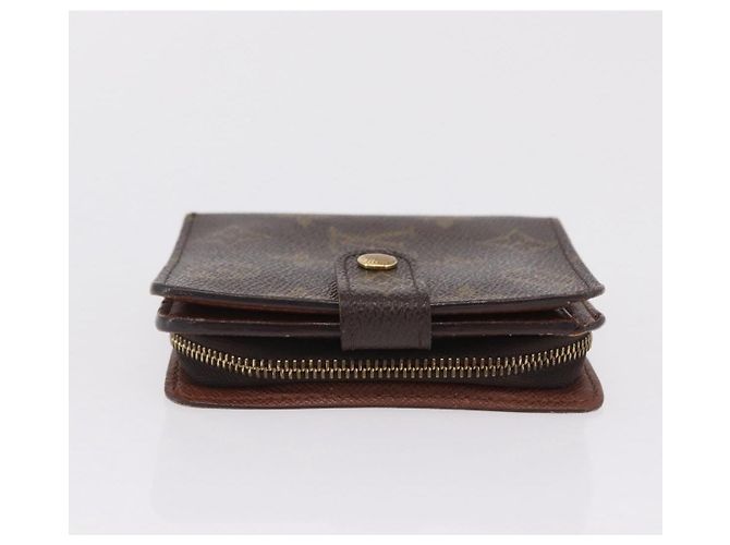 LOUIS VUITTON Monogram Compact Zip Wallet M61667 LV Auth 206938 - view 3
