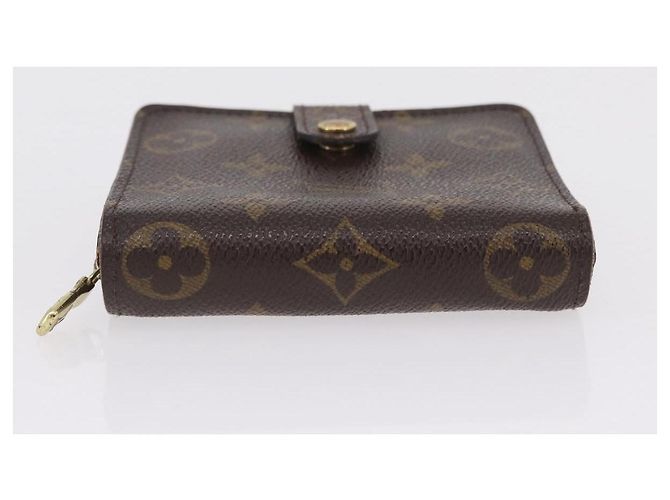 LOUIS VUITTON Monogram Compact Zip Wallet M61667 LV Auth 206938 - view 4