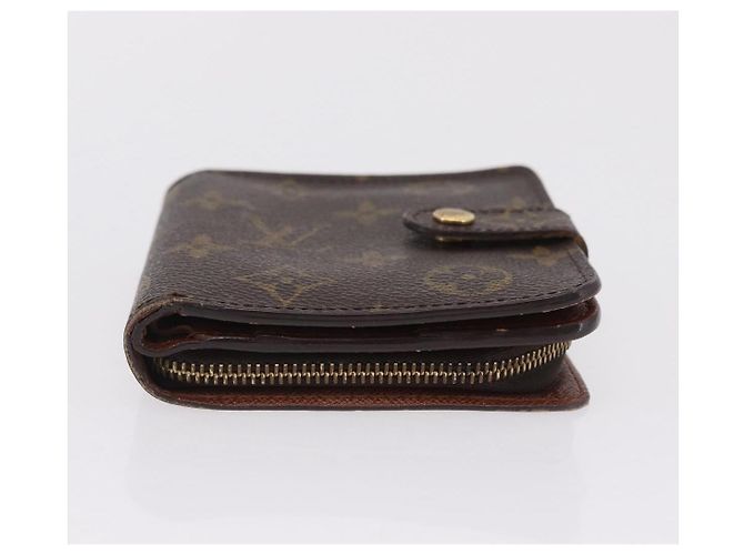 LOUIS VUITTON Monogram Compact Zip Wallet M61667 LV Auth 206938 - view 6