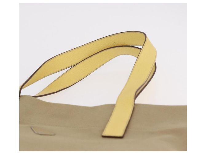 Borsa a mano PRADA Canvas Beige Silver Auth 206790A Argento - vista 14