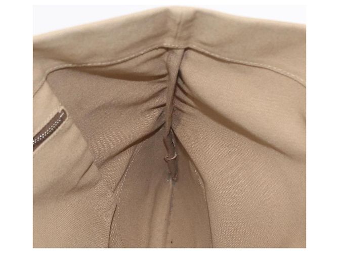 Borsa a mano PRADA Canvas Beige Silver Auth 206790A Argento - vista 19