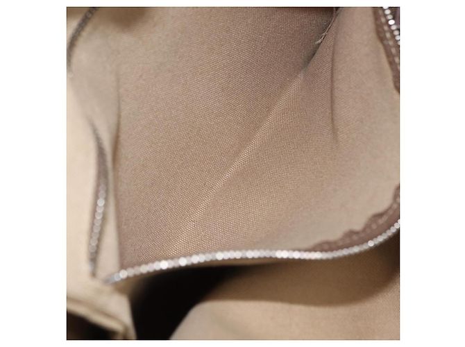 Borsa a mano PRADA Canvas Beige Silver Auth 206790A Argento - vista 22