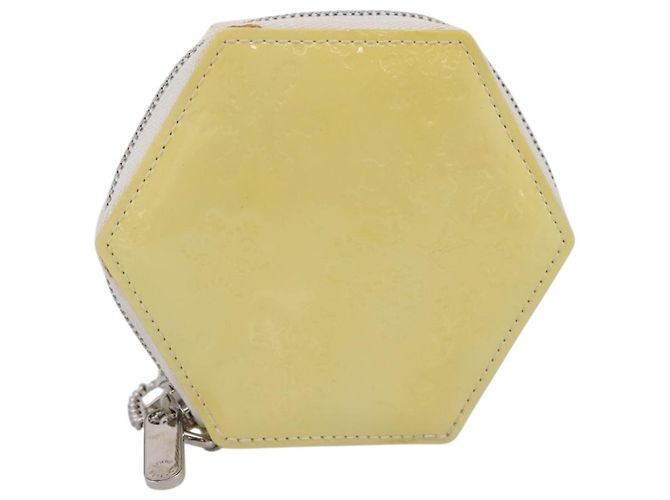 LOUIS VUITTON Vernis Porte Monnaie Flocon Purse Perle M58216 LV Auth hk4162A - vista 13