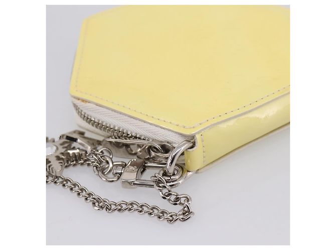 LOUIS VUITTON Vernis Porte Monnaie Flocon Purse Perle M58216 LV Auth hk4162A - vista 15