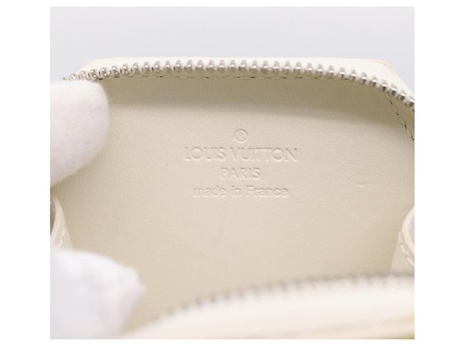 LOUIS VUITTON Vernis Porte Monnaie Flocon Purse Perle M58216 LV Auth hk4162A - vista 18