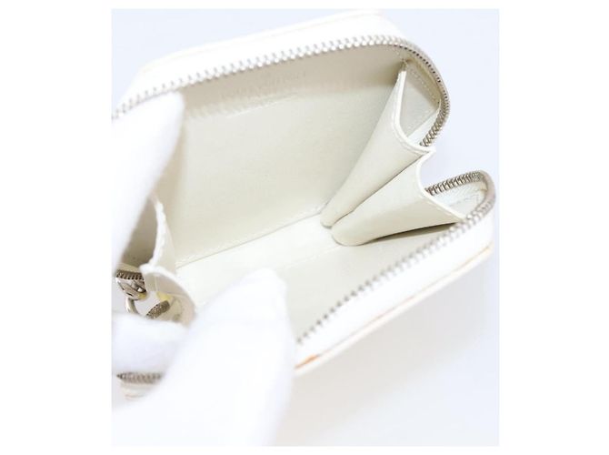 LOUIS VUITTON Vernis Porte Monnaie Flocon Purse Perle M58216 LV Auth hk4162A - vista 19