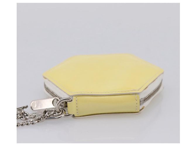LOUIS VUITTON Vernis Porte Monnaie Flocon Purse Perle M58216 LV Auth hk4162A - vista 6