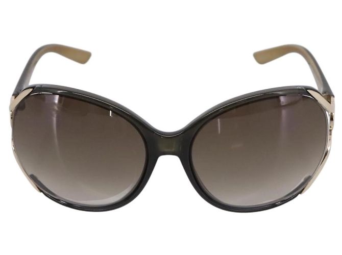 Occhiali da sole GUCCI Interlocking G plastica Green Auth 205502M Verde - vista 13
