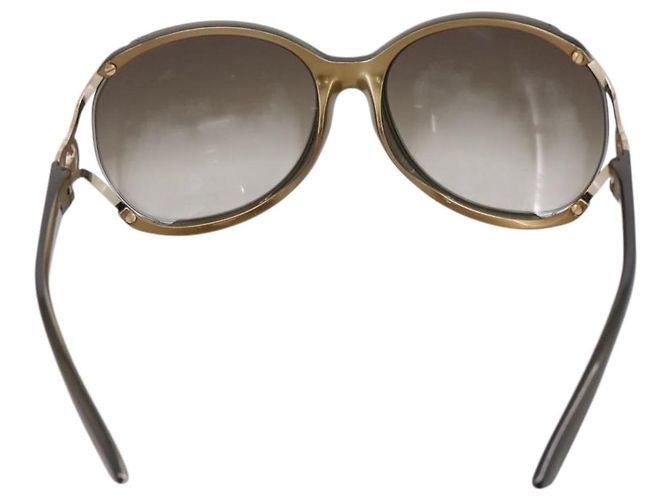 Occhiali da sole GUCCI Interlocking G plastica Green Auth 205502M Verde - vista 2