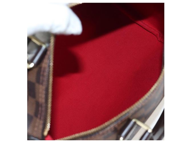 Borsa a mano LOUIS VUITTON Damier Ebene Speedy 25 N41532 LV Auth am12750V - vista 10