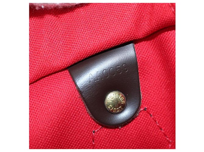 Borsa a mano LOUIS VUITTON Damier Ebene Speedy 25 N41532 LV Auth am12750V - vista 11