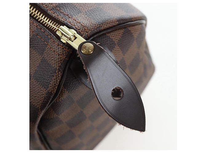 Borsa a mano LOUIS VUITTON Damier Ebene Speedy 25 N41532 LV Auth am12750V - vista 20