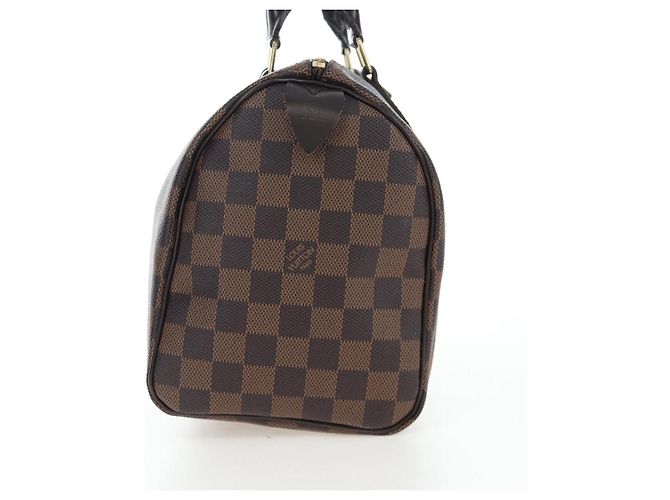 Borsa a mano LOUIS VUITTON Damier Ebene Speedy 25 N41532 LV Auth am12750V - vista 3