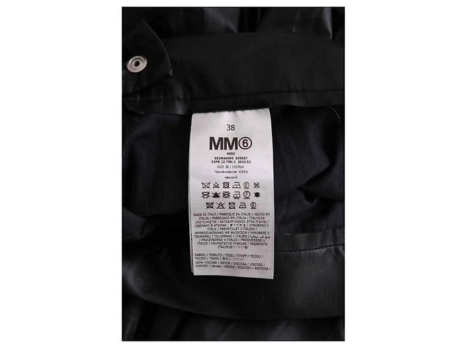Jupe en viscose noire Maison Martin Margiela - vue 5