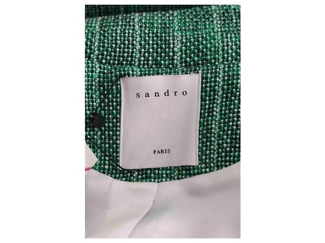 Giacca Sandro in cotone verde - vista 5