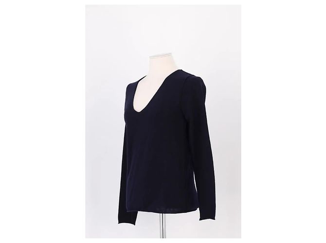 Zadig & Voltaire Camisola de lã azul marinho - vista 2