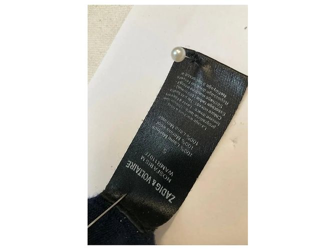 Zadig & Voltaire Camisola de lã azul marinho - vista 6