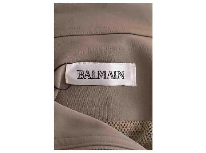 Gabardina Balmain Caqui - vista 4