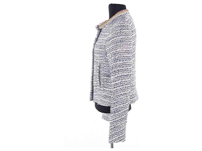 Maje Jacke aus blauer Baumwolle - Ansicht 3