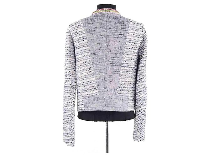 Maje Jacke aus blauer Baumwolle - Ansicht 4