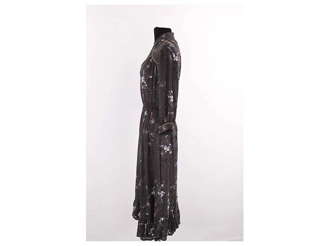 Ba&Sh Faustine dress grey - view 3