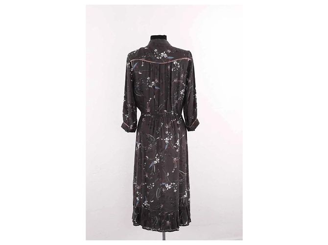 Ba&Sh Faustine dress grey - view 4