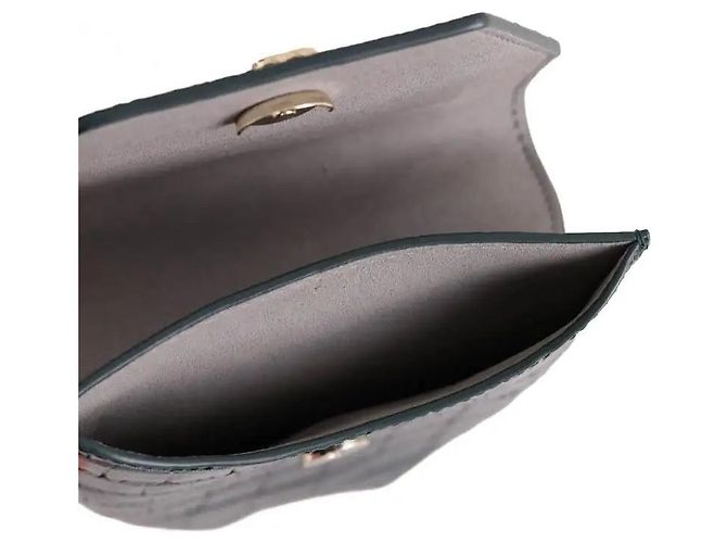Mini sac Maje en cuir vert - vue 4
