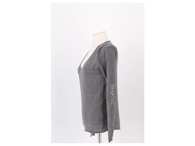 Camisola de lã cinza Zadig & Voltaire - vista 3