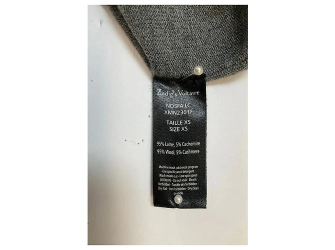 Camisola de lã cinza Zadig & Voltaire - vista 5