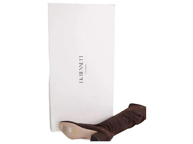 Bottes Eldon Lk Bennett marron daim - vue 6