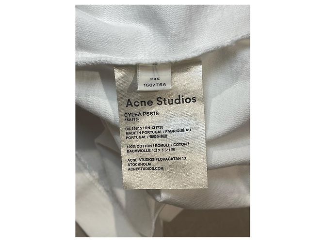 Camiseta Acne Studios blanca T.XXS Blanco - vista 6