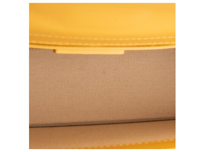 JACQUEMUS - Borsa a tracolla Le Grand Bambino Jacquemus in pelle liscia gialla Giallo - vista 9