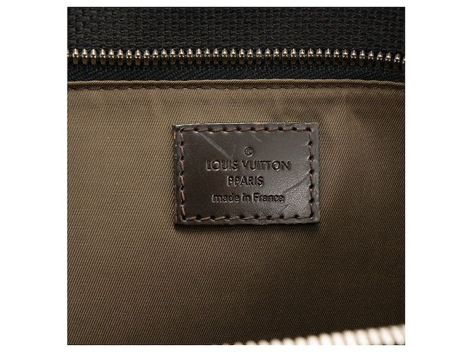LOUIS VUITTON - Bolsa de ombro Louis Vuitton Damier Géant em lona preta Preto - vista 9