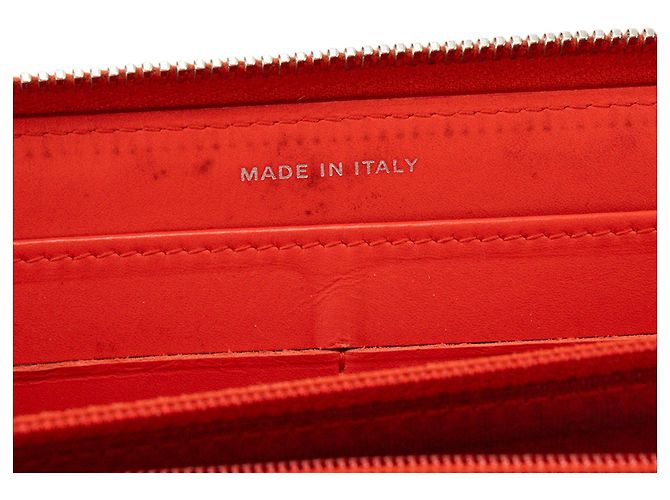 CHANEL - Cartera larga Classic/Timeless en cuero charol rojo Roja - vista 9