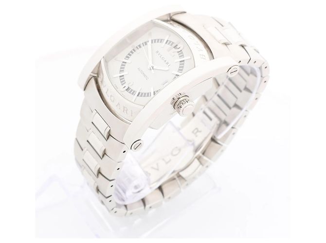Bulgari Relógio Bvlgari Assioma AA48S L6648 SS WZ com mostrador bege Prata - vista 3