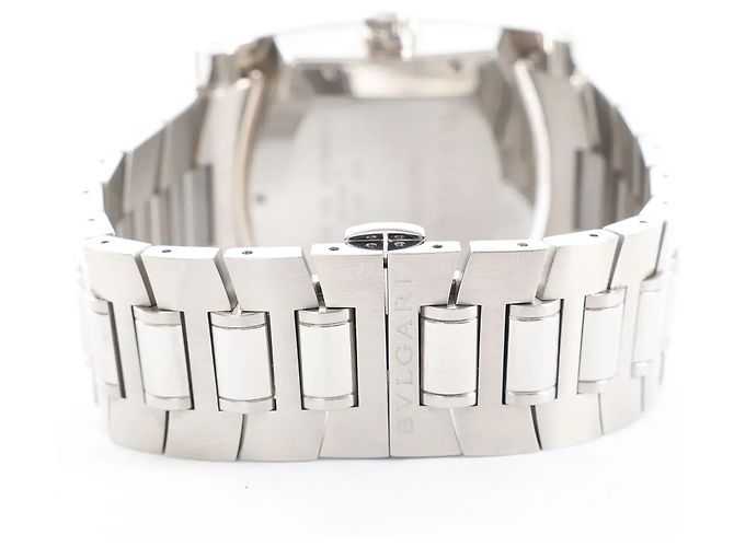Bulgari Relógio Bvlgari Assioma AA48S L6648 SS WZ com mostrador bege Prata - vista 7