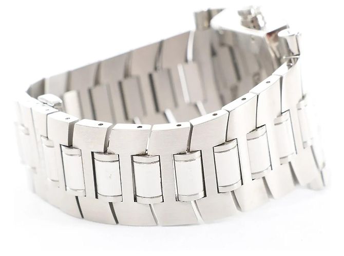 Bulgari Relógio Bvlgari Assioma AA48S L6648 SS WZ com mostrador bege Prata - vista 8