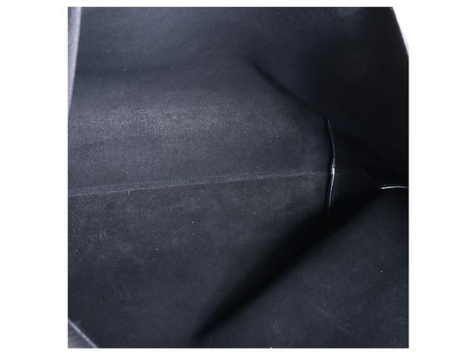 Autre Marque Saint Laurent Paris Sac Shopping Leather Tote bag in Black Nero - vista 12