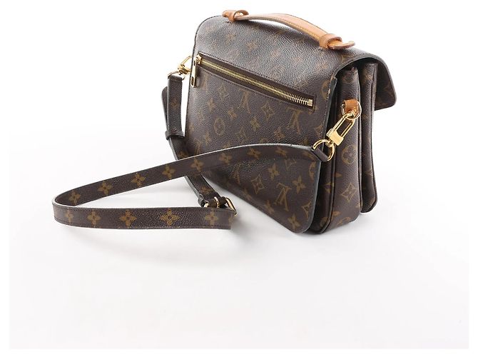 Louis Vuitton Metis MM Pochette Monogram Canvas Crossbody Bag in Brown M44875 Marrone - vista 3
