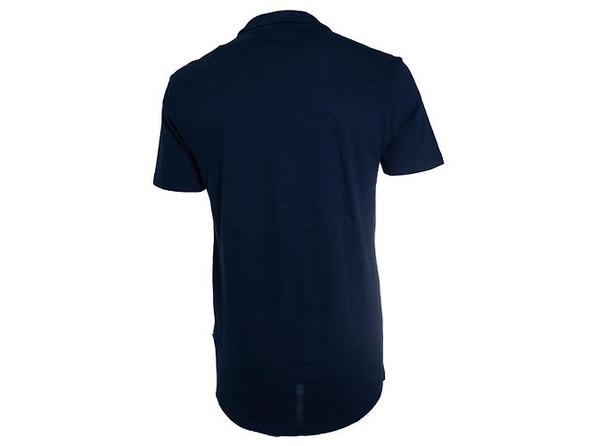 Autre Marque Orlebar brown, polo Massey SS waffle blu - vista 3