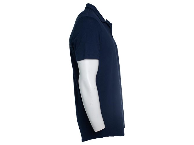 Autre Marque Orlebar brown, polo Massey SS waffle blu - vista 4