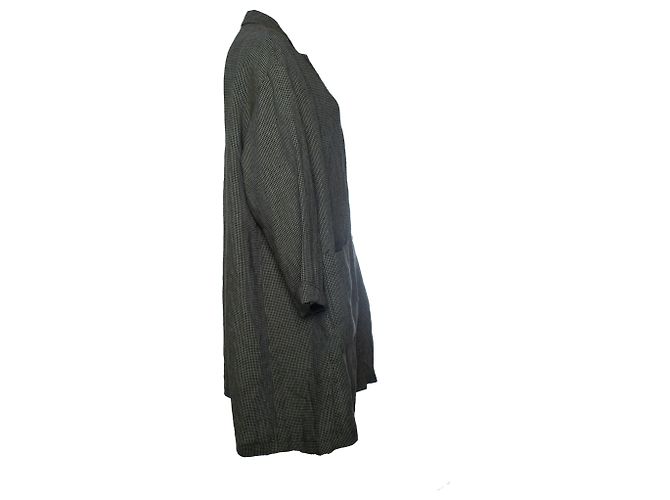 Autre Marque Kiltie, blazer pied-de-poule em verde e branco - vista 4