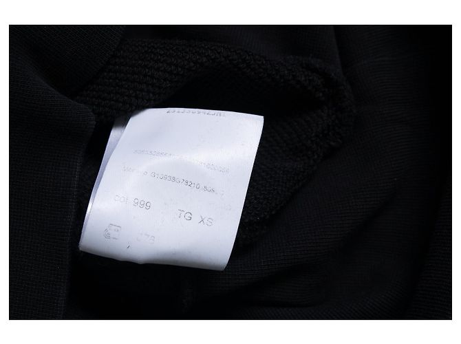 Moncler, Schwarzer Hoodie mit Logo - Ansicht 8