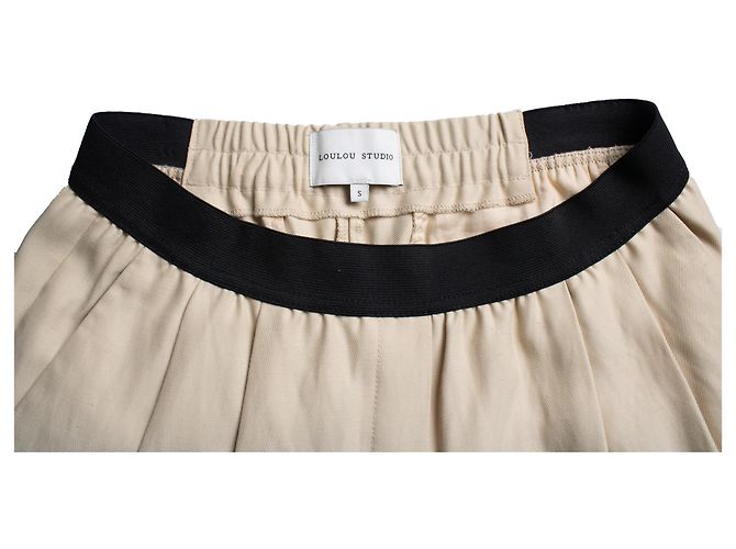 Autre Marque Loulou Studio, pantalones Takaroa beige - vista 7