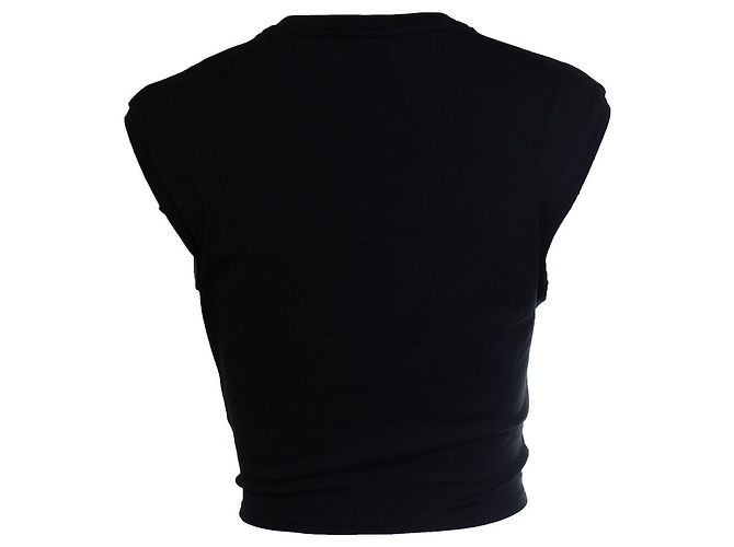 Dolce & Gabbana Dolce Gabbana, cropped tank top bellissima Negro - vista 2