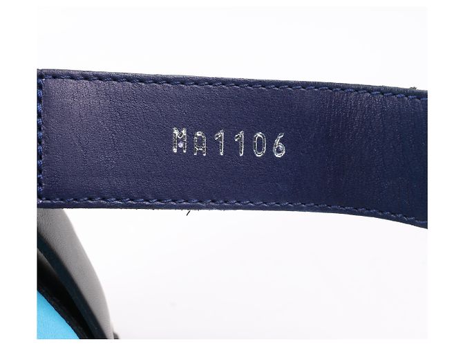 Botín Louis Vuitton Neoprene Deep Sea en azul, talla 39 EU - vista 10