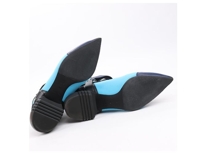 Botín Louis Vuitton Neoprene Deep Sea en azul, talla 39 EU - vista 14